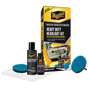 MEGUIAR'S HEAVY DUTY HEADLIGHT KIT (Kit Restaurador y Cerámico para Faros)